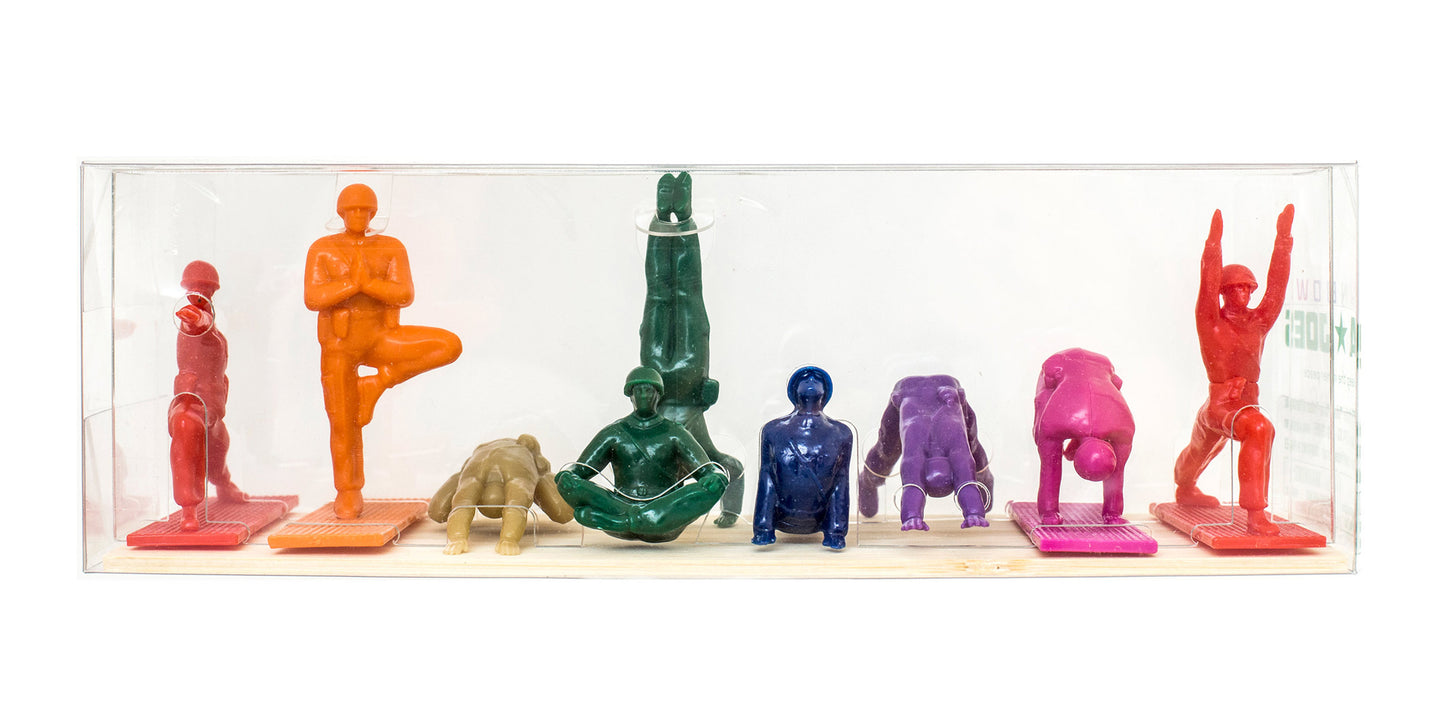 6 Sets of Yoga Joes Series 1 Rainbow