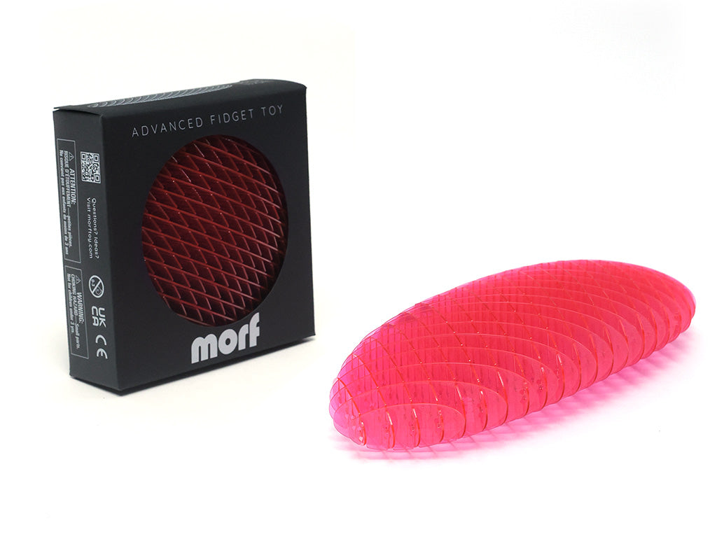 Morf Fidget Worm Pink Big