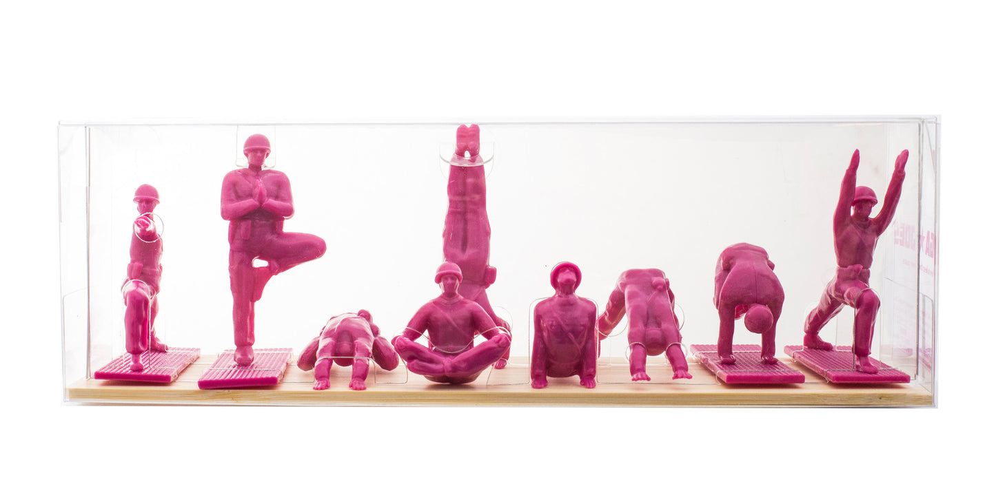 6 Sets of Yoga Joes Series 1 Pink